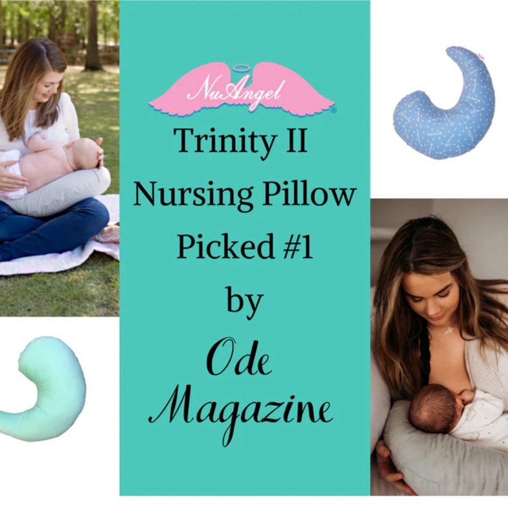 Angel Nursing Pillow Pink and White Support Jesus loves me